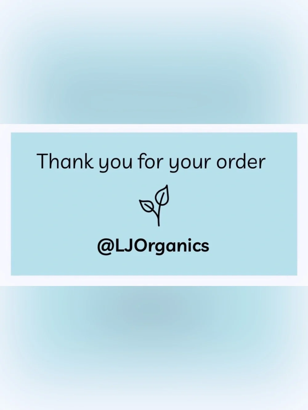 50 CUSTOM STICKERS - 2” x 1” - ‘THANK YOU FOR YOUR ORDER’ - W/ YOUR CLOSET NAME